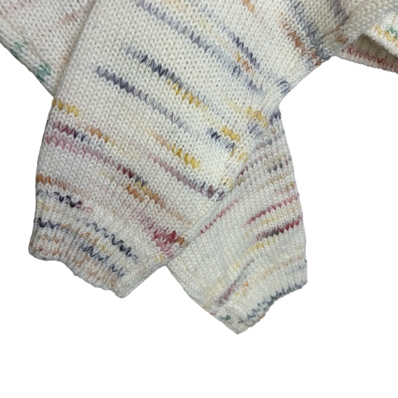 Urban Outfitters Wool Sweater, Small, Ivory Cropped, Chunky Knit - Picture 4 of 11